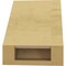 Ekena Millwork 5-inch W x 6-inch D x 6-inch H Ridgewood Rough Cedar Woodgrain TimberThane Knee Brace, Primed BRCUR05X06X06RIDRCPR - alternate 2